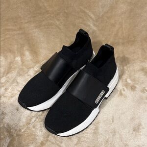 Michael Kors Black Slip-On Sneakers